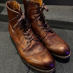 Frye Bowery Bal Lace Up Boots